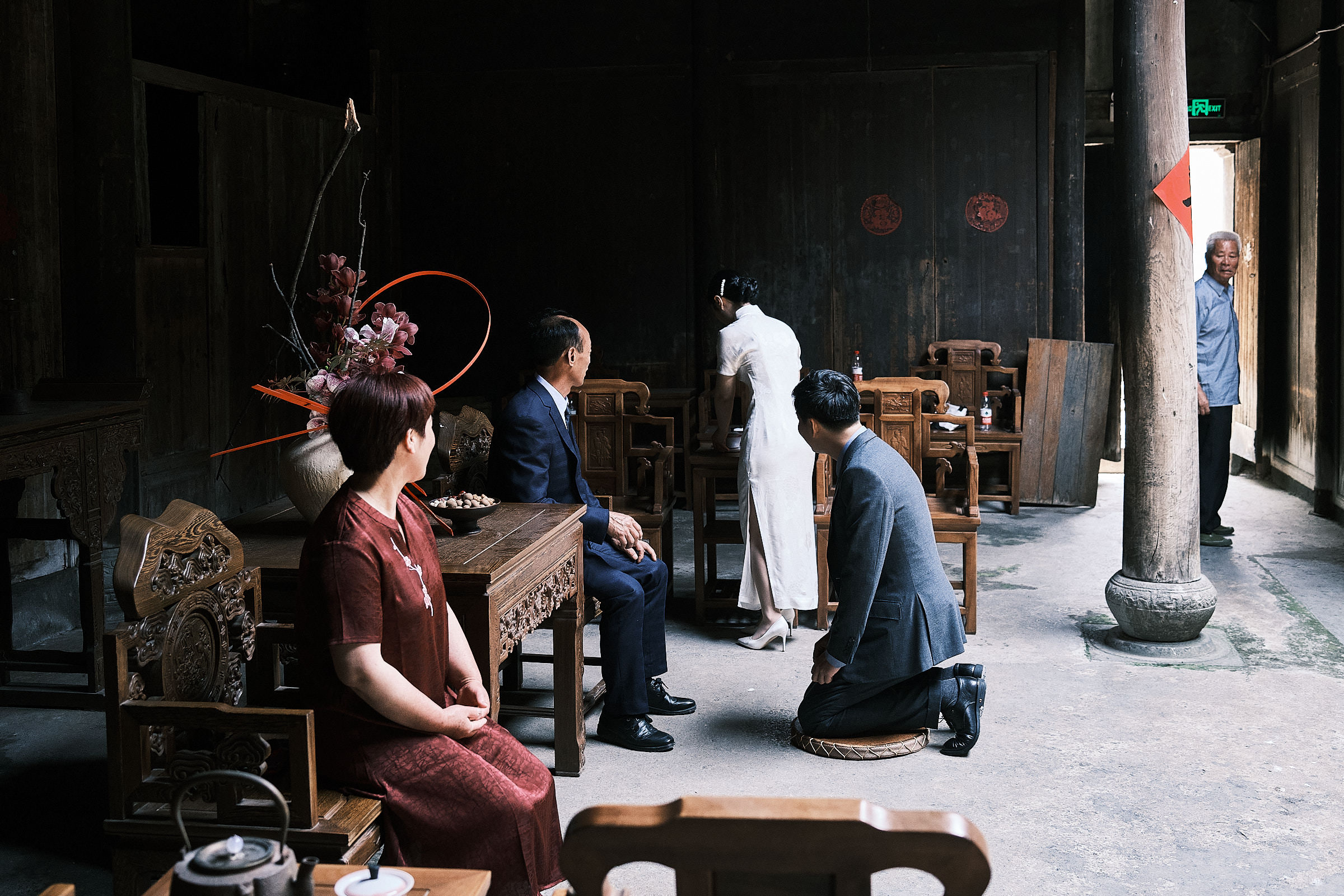Person Is Curious About A Traditional Tea Ceremony Happening In Hangzhou China