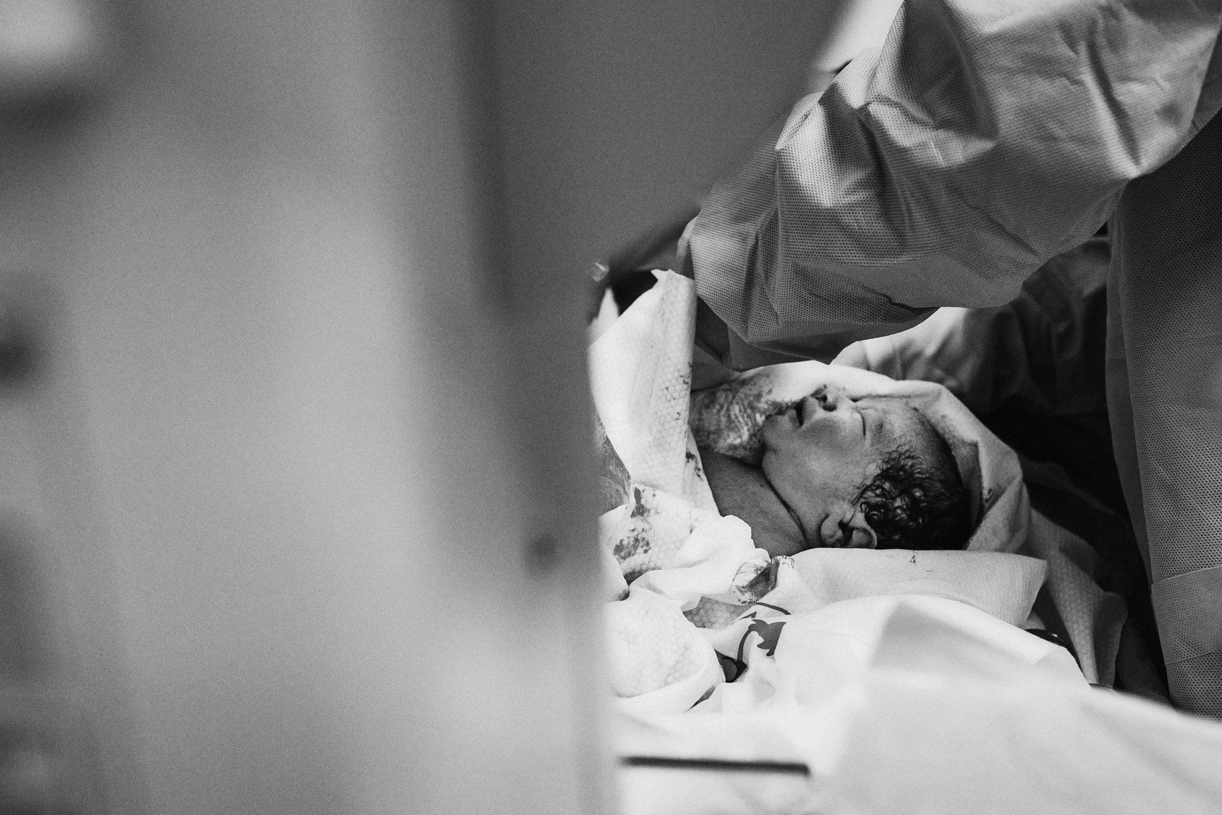 Birth Photography In Black And White