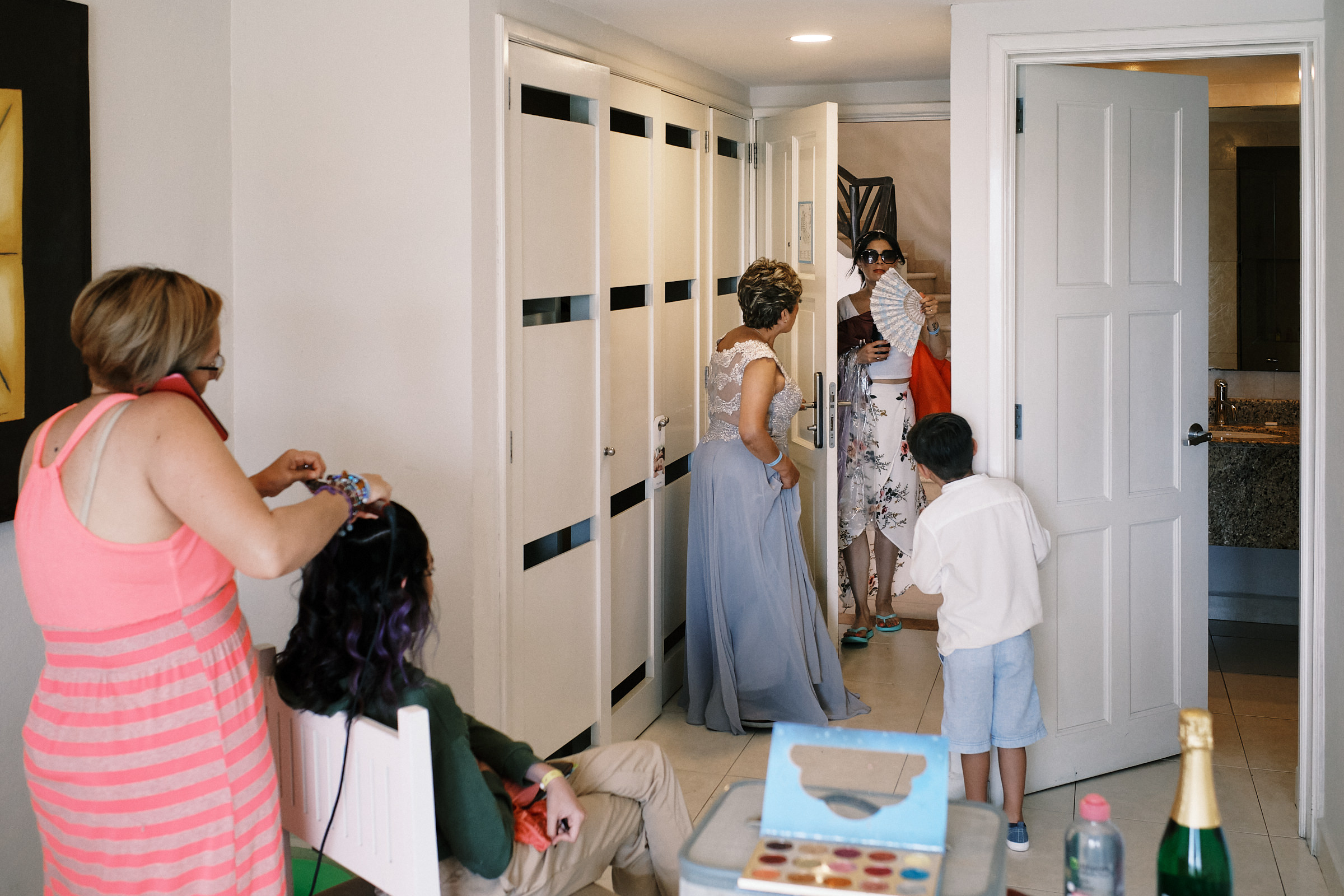 Bridesmaid Enters Getting Ready Room