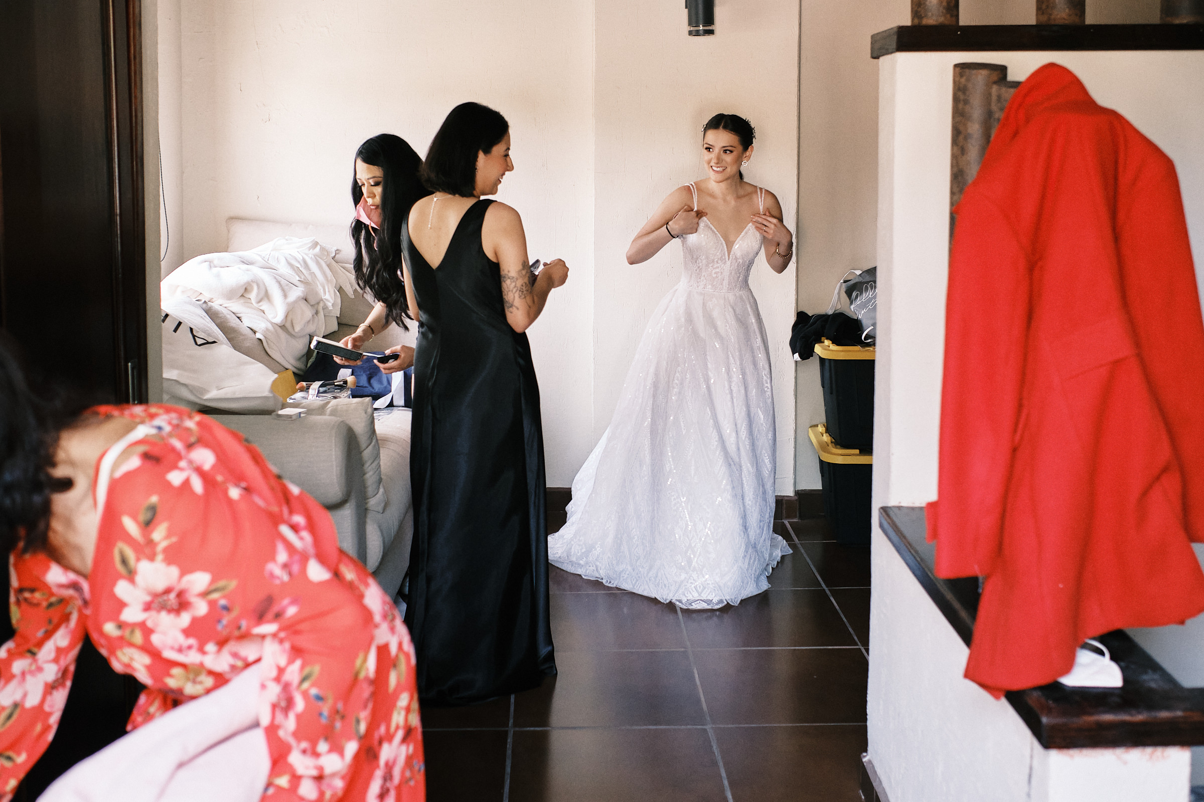 Bride Is About To Leave To Ceremony Location In Atlixco Puebla
